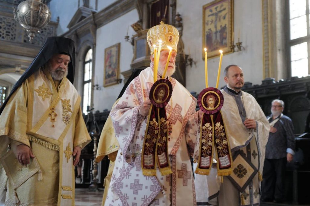 Poly-Hierarchical Divine Liturgy held in Venice, presided over by Metropolitan Meliton of Philadelphia