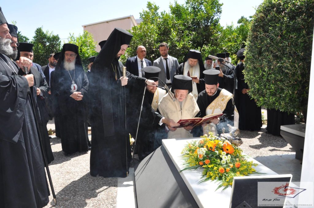 Η συγκίνηση του Οικουμενικού Πατριάρχη στον τάφο του μακαριστού Μητροπολίτη Πρεβέζης Μελετίου