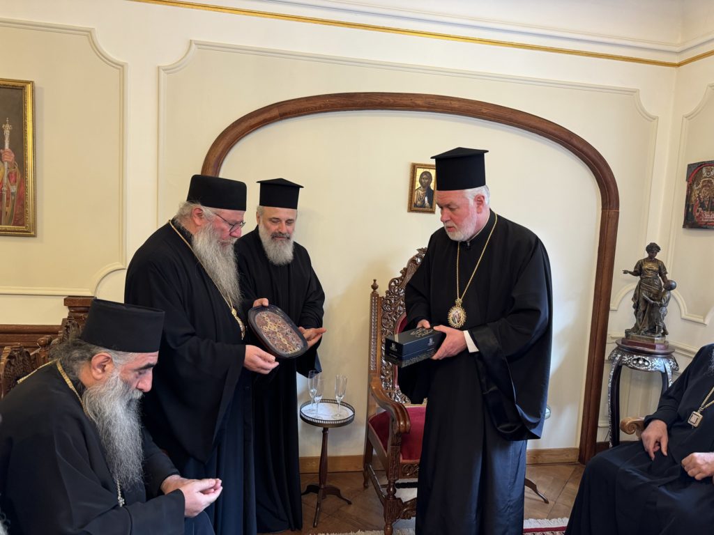 Ιεράρχες, κληρικοί και μοναχές από το Πατριαρχείο Γεωργίας στον Μητροπολίτη Βελγίου