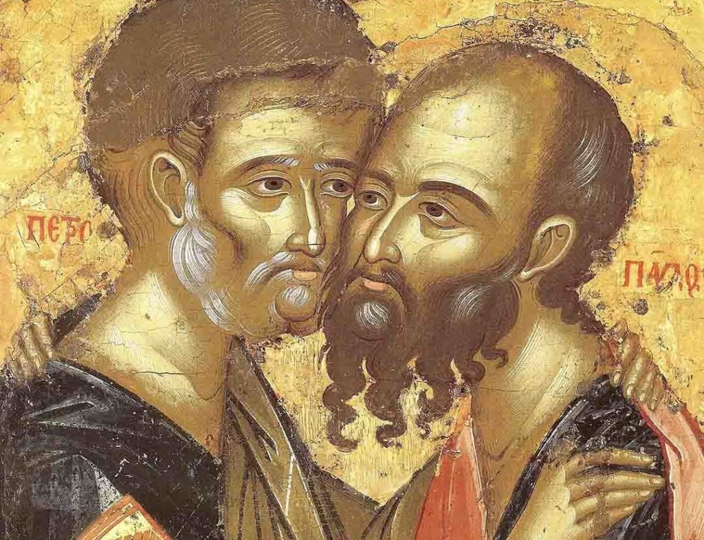 29 Ιουνίου: Εορτάζουν οι Πρωτοκορυφαίοι Απόστολοι Πέτρος και Παύλος