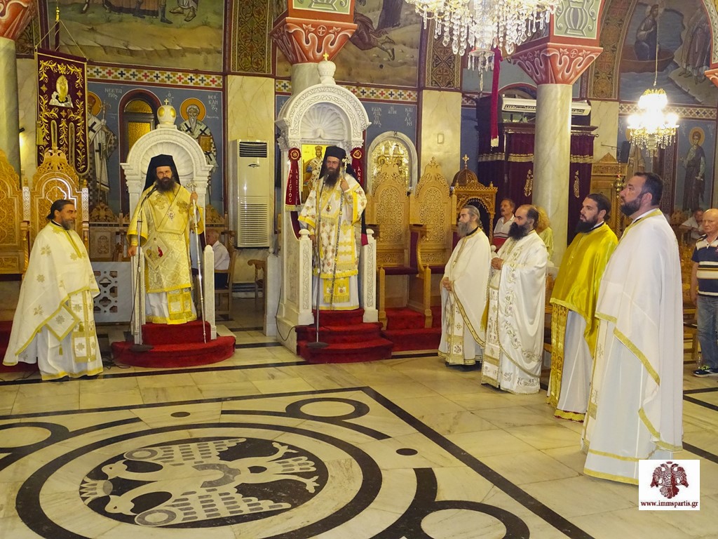 Ιερά Αγρυπνία για την Απόδοση του Πάσχα στον Ιερό Ναό Οσίου Νίκωνος Σπάρτης