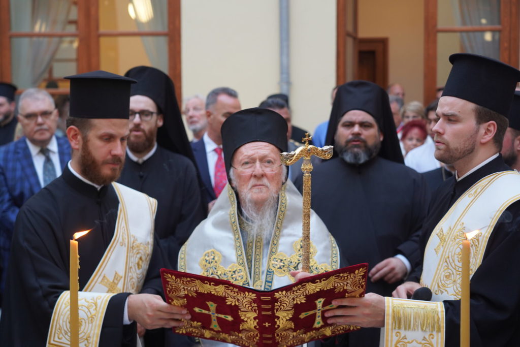 Ecumenical Patriarch performs Sanctification Service for reopening of Marasli School