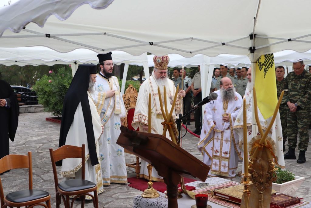 Ο Μητροπολίτης Καλαμαριάς ιερούργησε στο ναό του στρατοπέδου «Νταλίπη»