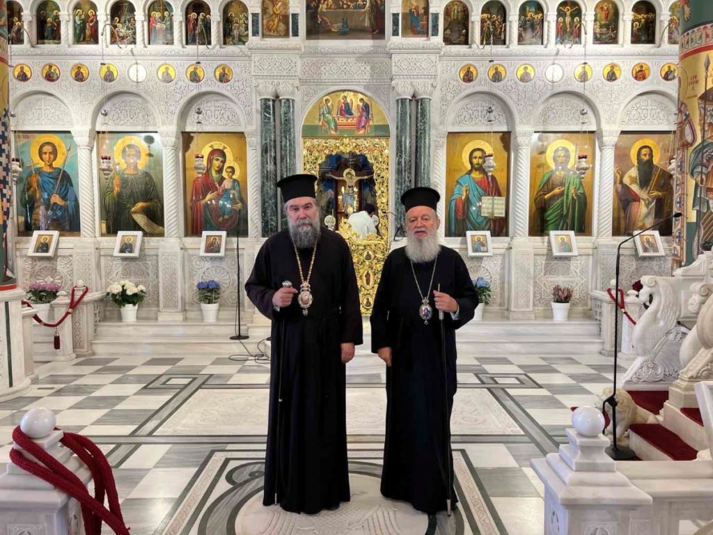Ο Μητροπολίτης Σερρών στο ιερό προσκύνημα του Οσίου Ιωάννου του Ρώσσου στο Νέο Προκόπι