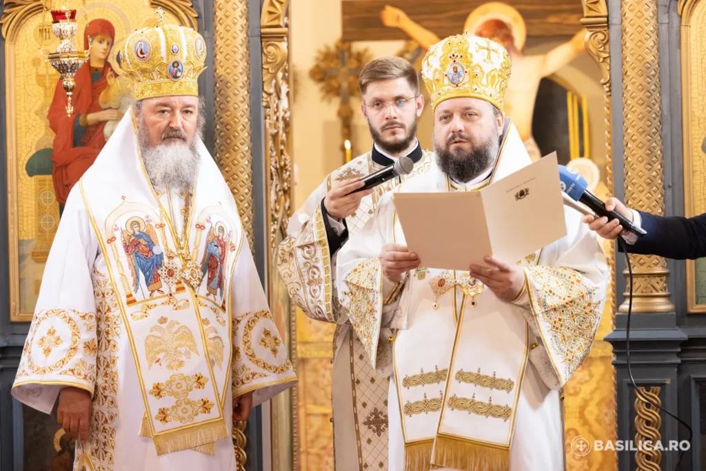 Patriarhul Daniel îl felicită pe Episcopul Ieronim al Daciei Felix la împlinirea a 10 ani de arhierie