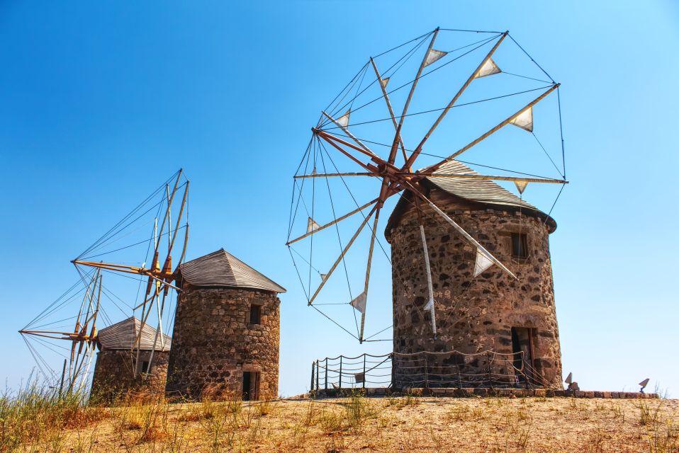 Συντήρηση των τριών ανεμόμυλων της Χώρας Πάτμου