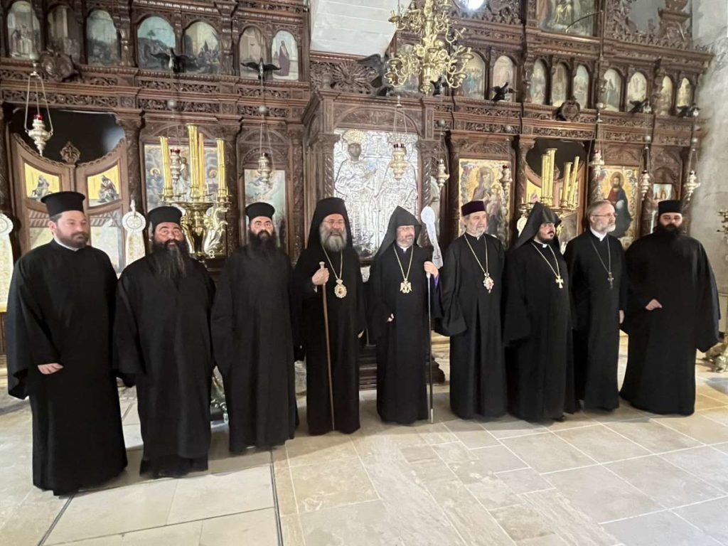 Ο Πατριάρχης Αρμενίων Κωνσταντινούπολης στην Ιερά Μονή Αρκαδίου
