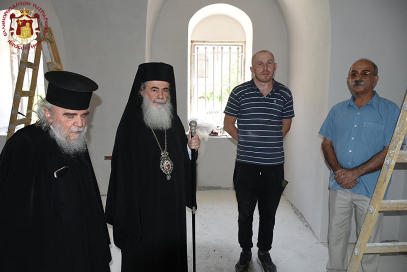 Χώρο που προετοιμάζεται για Εκκλησιαστικό Μουσείο επισκέφθηκε ο Πατριάρχης Ιεροσολύμων