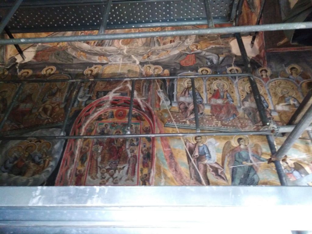Αποκατάσταση τέμπλου και τοιχογραφιών στο Καθολικό της Μονής Στούπαινας Ιωαννίνων