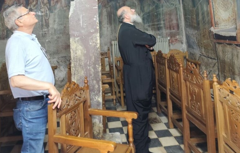 Ο Μητροπολίτης Θεσσαλιώτιδος επιθεώρησε τις εργασίες στο Ιερό Προσκύνημα Παναγίας Δεμερλιωτίσσης στον Σταυρό Φαρσάλων