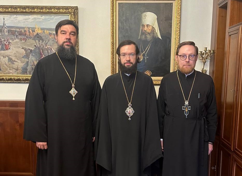 Συνάντηση Μητροπολίτη Βολοκολάμσκ Αντωνίου με τον Επίσκοπο Μπακού και Αζερμπαϊτζάν Αλέξιο