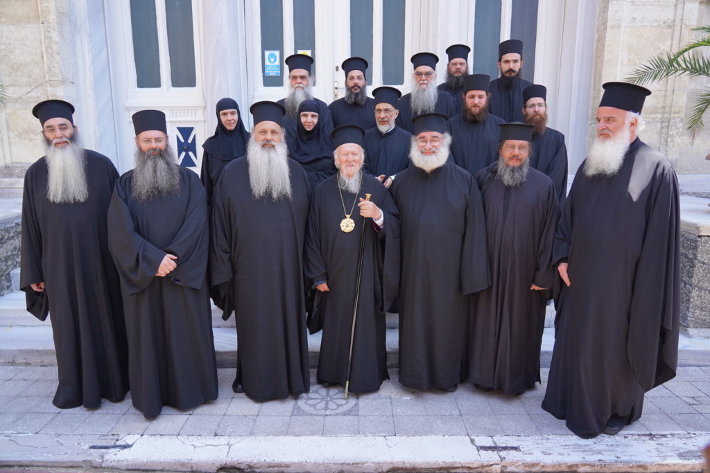 Ecumenical Patriarch Bartholomew attends service at Church of Saint Kyriaki in Kontoskalion