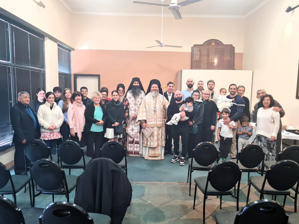 Bishop Elpidios of Kyanea visits the Greek Orthodox Community of Albany, Western Australia