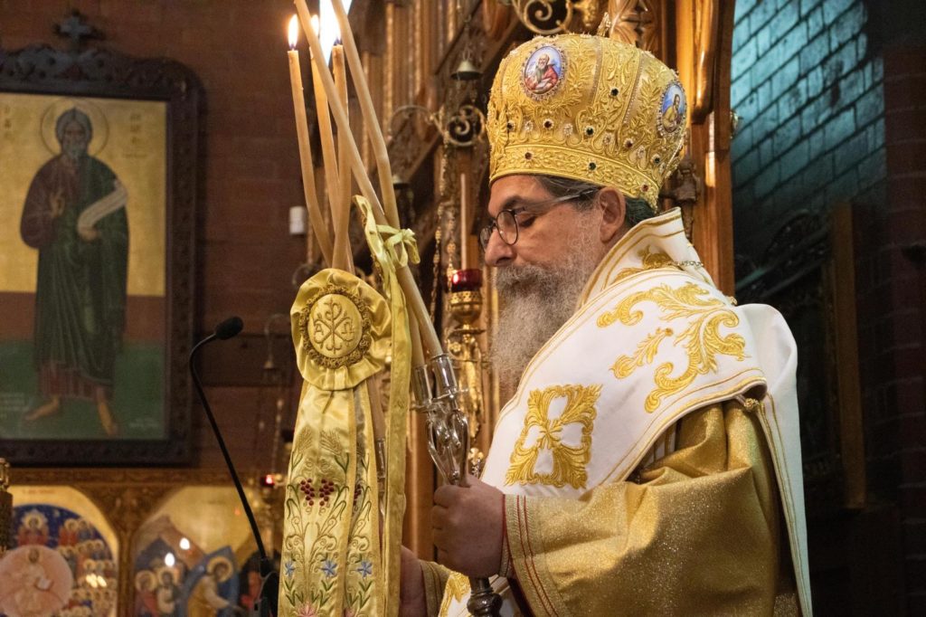 Melbourne: Bishop Kyriakos of Sozopolis liturgised at the Parish of Saint Catherine, East Malvern