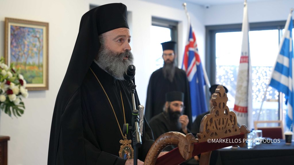 Archbishop Makarios addressed the youth of Perth: “Nothing can scare us when we have Christ with us”
