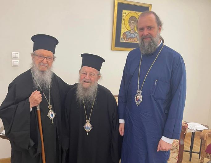 Ο Αρχιεπίσκοπος πρώην Αμερικής Δημήτριος στην Ιερά Μητρόπολη Θεσσαλονίκης