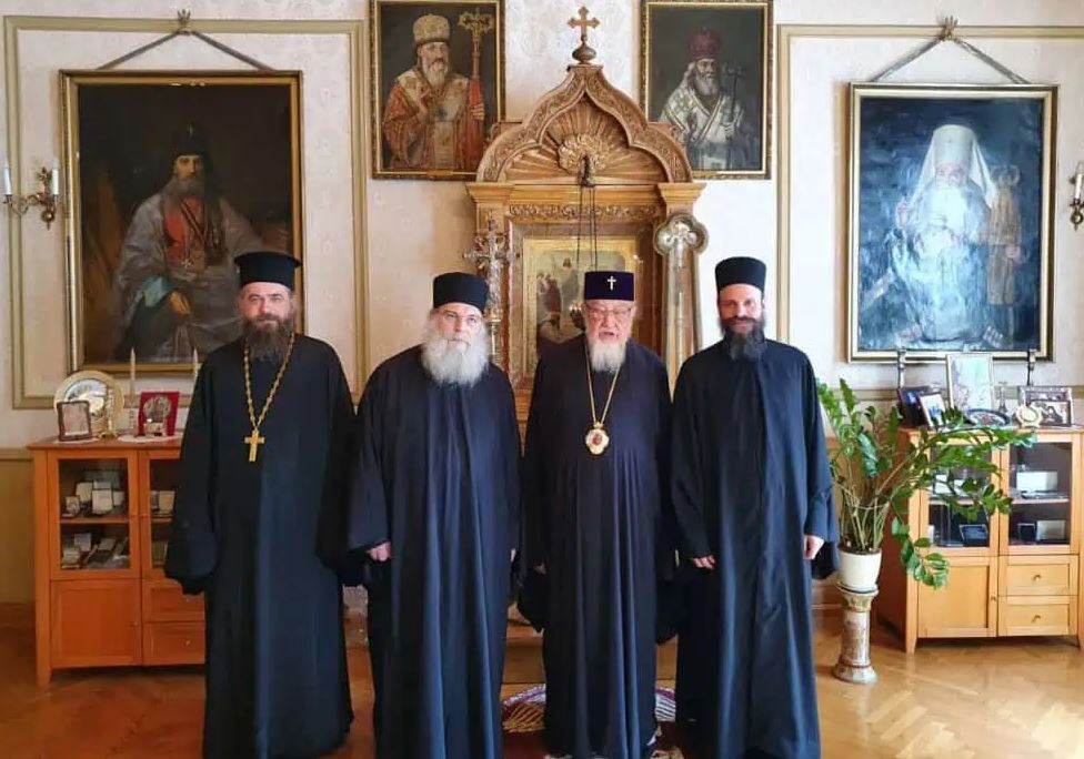 Ο Μητροπολίτης Βαρσοβίας υποδέχθηκε μοναχούς από το Κελί Αγίων Αρχαγγέλων Σαββαίων της Ιεράς Μονής Χιλανδαρίου