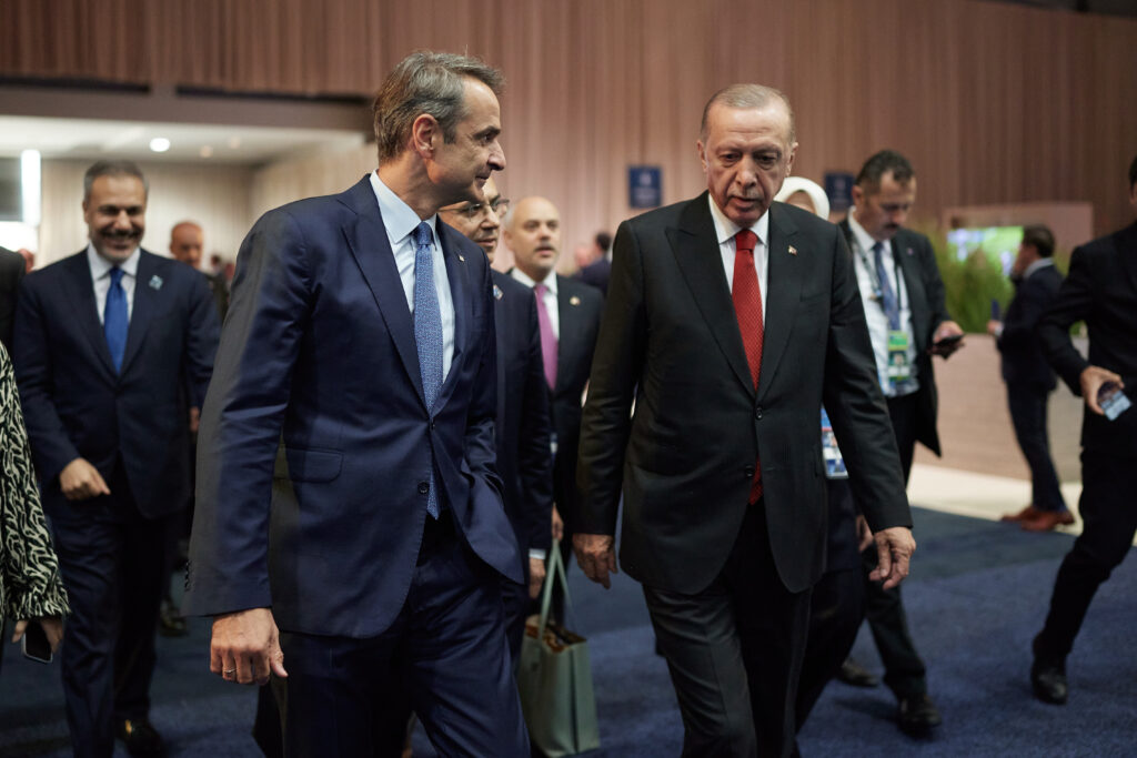 Επανέναρξη συνομιλιών για το Κυπριακό ζήτησε ο Πρωθυπουργός Κ. Μητσοτάκης από τον Ερντογάν