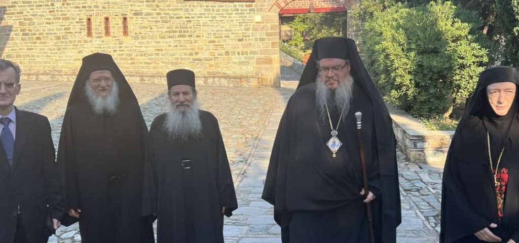 Επίσκεψη Μητροπολίτη Λαρίσης στο Μοναστήρι της Ορμύλιας