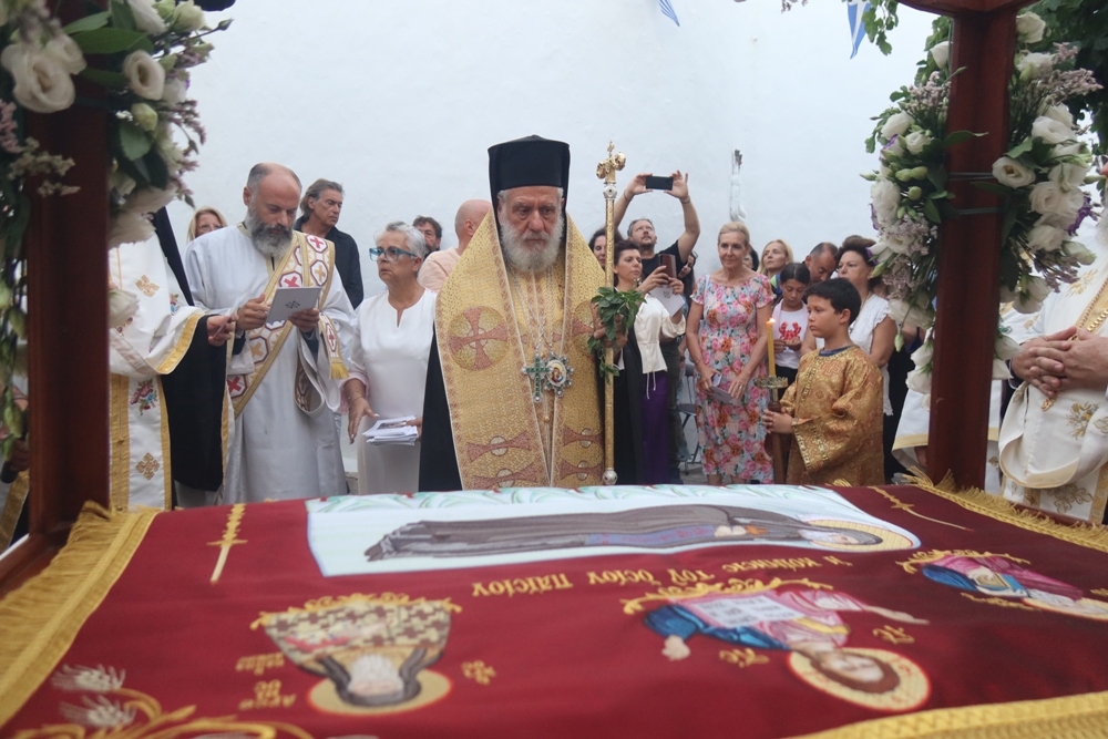 Η Μύκονος τίμησε τη μνήμη του Οσίου Παϊσίου του Αγιορείτου στην Ιερά Μονή Παναγίας Τουρλιανής