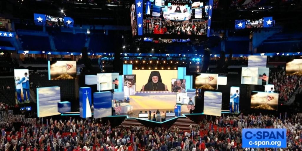 His Eminence Archbishop Elpidophoros of America Opens the Republican National Convention with Invocation   