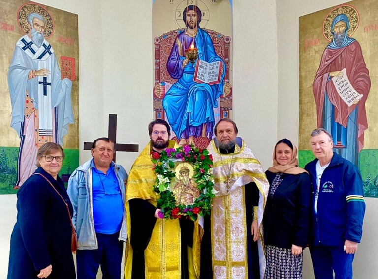 На площади святого князя Владимира в бразильском городе Кампина-дас-Мисойнс совершен молебен Крестителю Руси