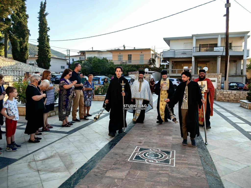 Υποδοχή ιερού λειψάνου του Αγίου Δημητρίου στο Κιβέρι Αργολίδας