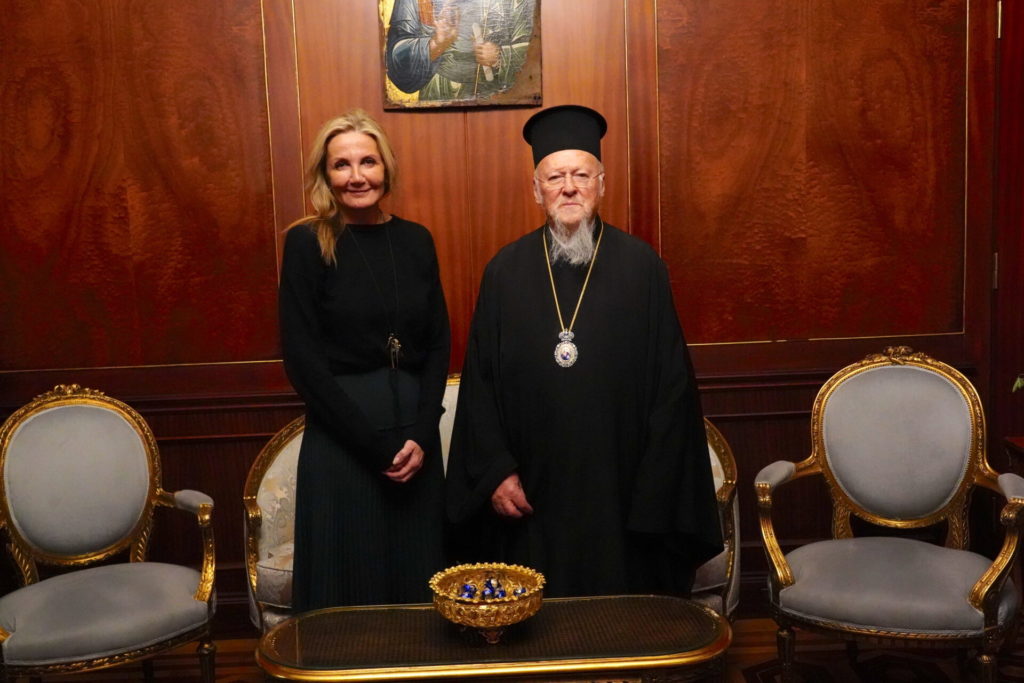 Συνάντηση Οικουμενικού Πατριάρχη με την Μαρέβα Γκραμπόφσκι