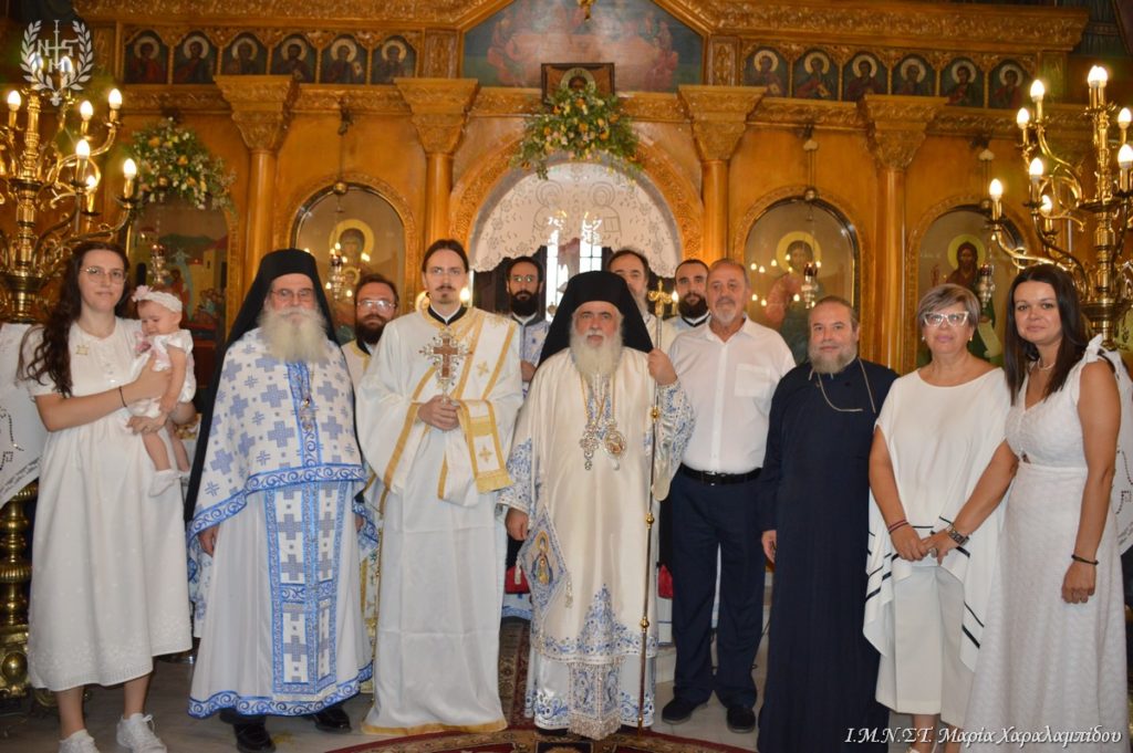 Χειροτονία διακόνου από τον Μητροπολίτη Νεαπόλεως και Σταυρουπόλεως Βαρνάβα