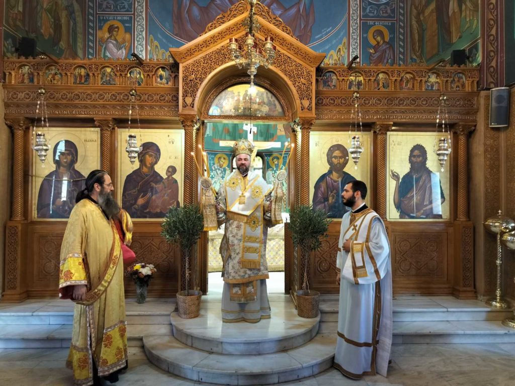 Ο Επίσκοπος Κομάνων στην Αγία Μαρίνα επί τη εορτή του Αγίου Στεφάνου