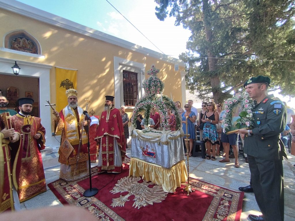 Εορτασμός Κοιμήσεως στη Μητρόπολη Σύμης