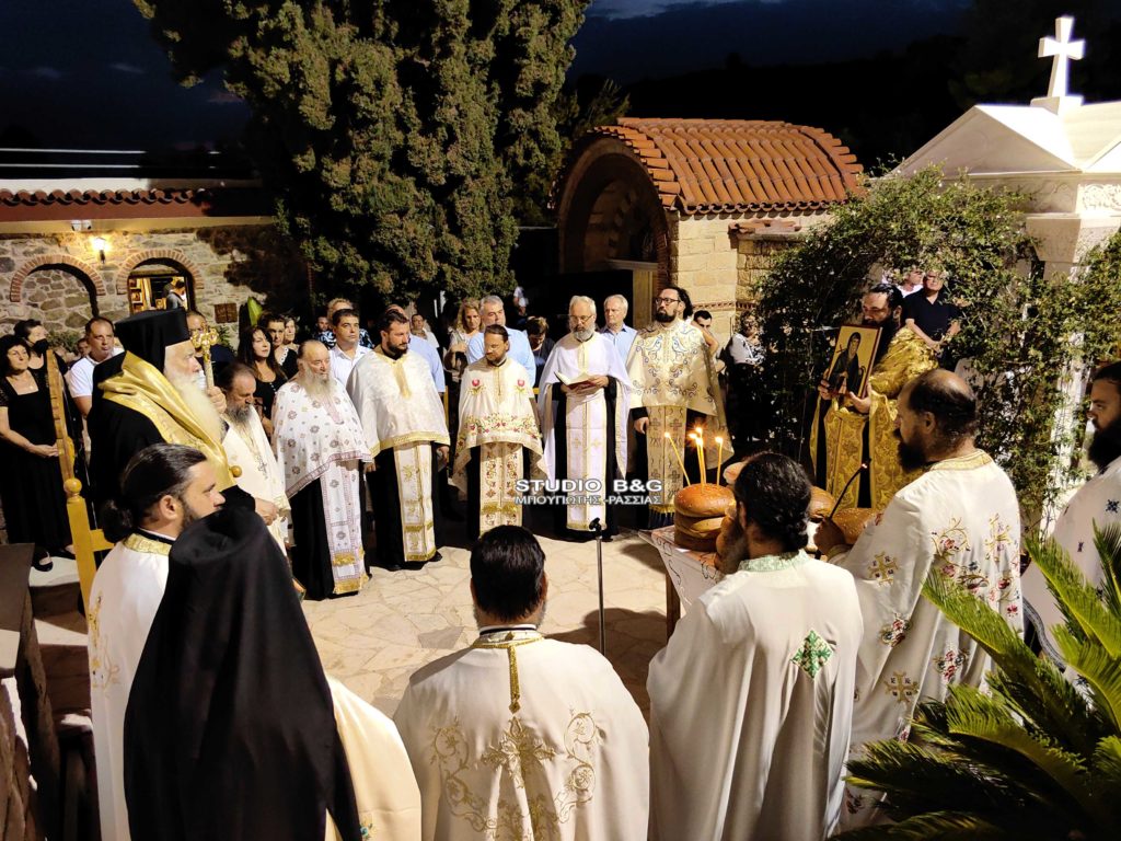 Αρχιερατικός Εσπερινός στην Ιερά Μονή Οσίου Θεοδοσίου στην Αργολίδα