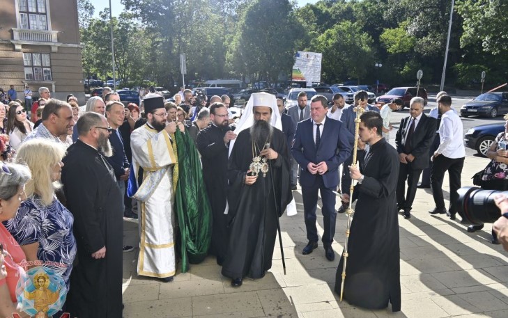 Ο Πατριάρχης Βουλγαρίας στον Ι.Ν. Αγίου Ιωάννου της Ρίλας στο Πέρνικ