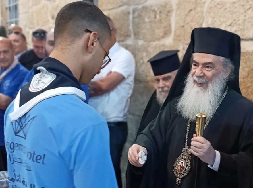 Ο Πατριάρχης Ιεροσολύμων εξήρε το έργο των Αραβοφώνων Ορθοδόξων Προσκόπων