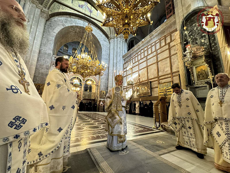 Η εορτή των Εγκαινίων του Πανίερου Ναού της Αναστάσεως