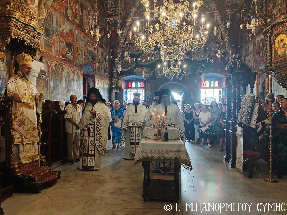 Εορτασμός του εν Χώναις θαύματος Αρχαγγέλου Μιχαήλ στην Ι.Μ. Πανορμίτου Σύμης