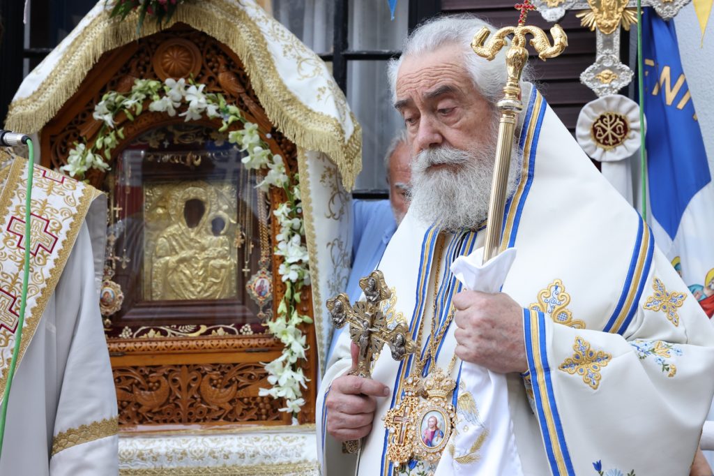 Ο Μητροπολίτης Φωκίδος στην Ιερά Μονή Γεννήσεως της Θεοτόκου Αμπελακίου Μεγαλοπόλεως