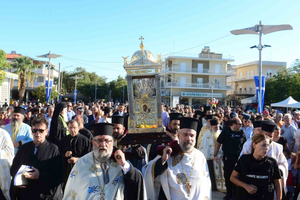 Η Ιερά Εικόνα της Παναγίας Βουλκανιωτίσσης επέστρεψε από τη Μεσσήνη στον θρόνο της