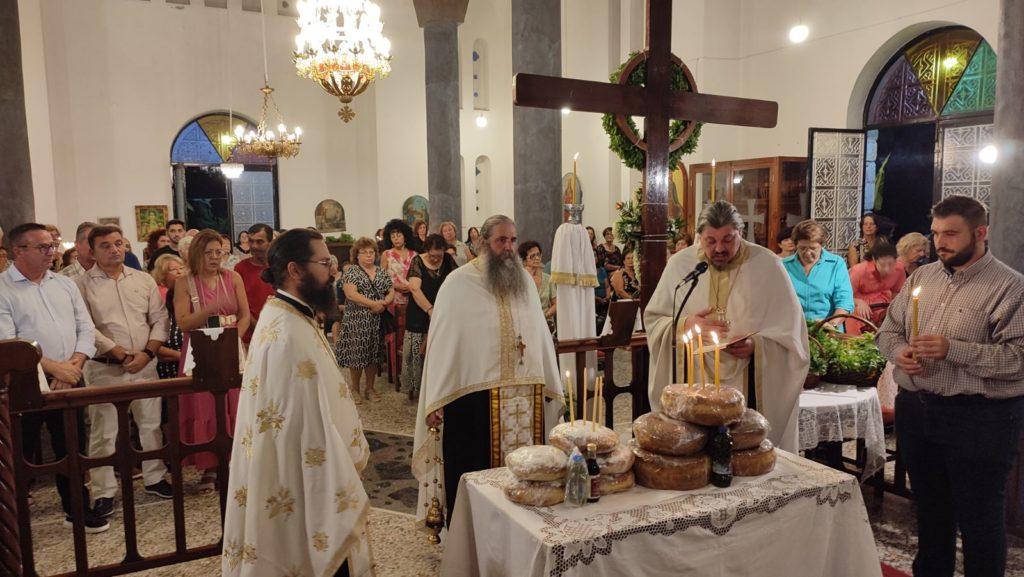 Πανηγυρικός Εσπερινός Υψώσεως Τιμίου Σταυρού στον Ι.Ν. Εισοδίων της Θεοτόκου στο Γυμνό – Ερέτριας