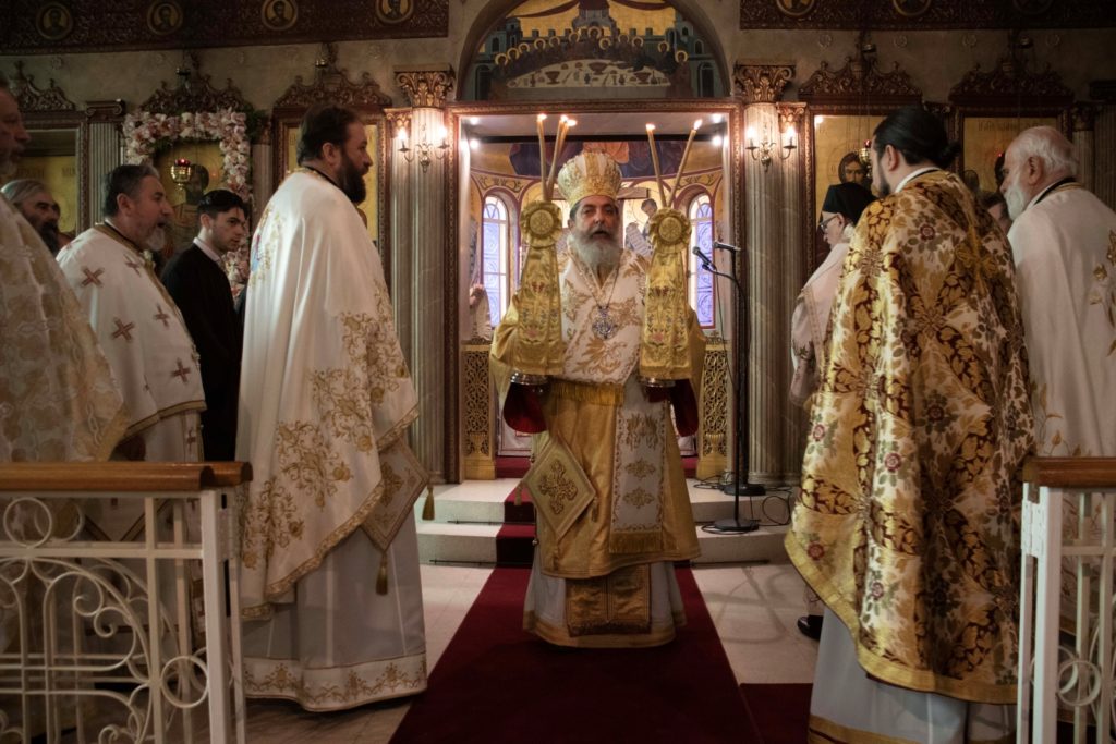 Στον πανηγυρίζοντα Ι.Ν. Αγίου Ευσταθίου Μελβούρνης ο Επίσκοπος Κυριακός