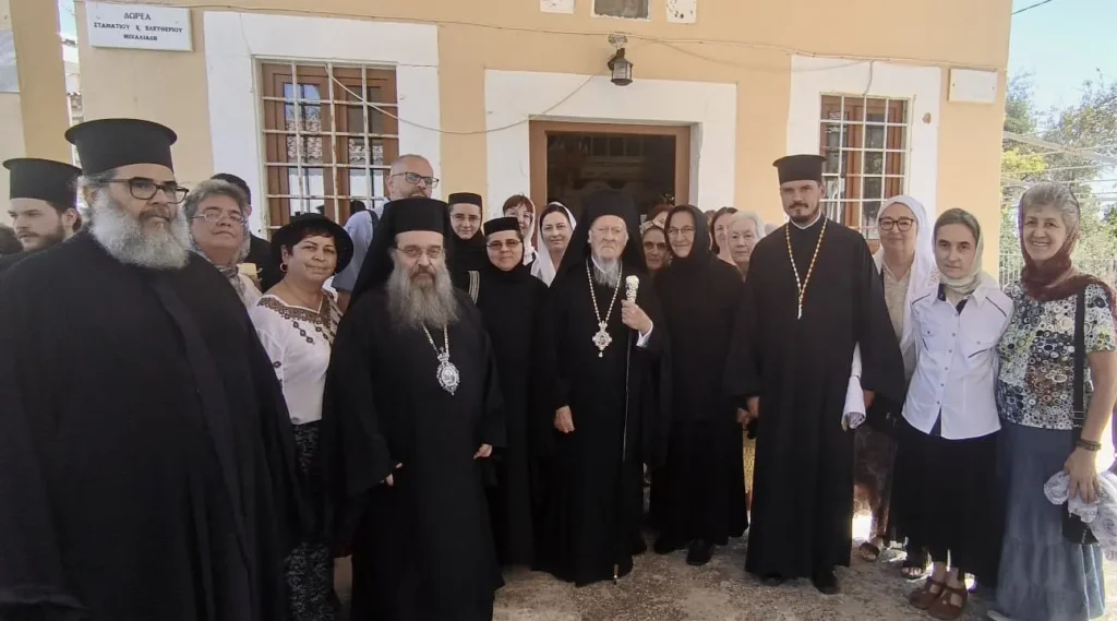 Pelerini din Republica Moldova binecuvântați de Patriarhul Ecumenic în Insula grecească Hios