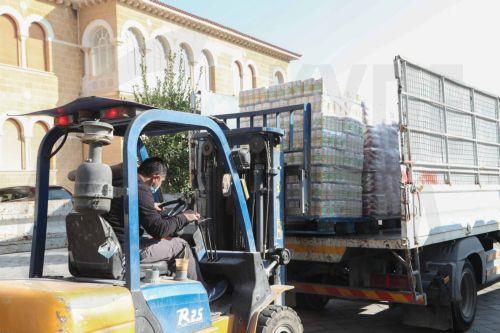 17 τόνοι βοήθειας για ευάλωτες οικογένειες από σιτηροπαραγωγούς στην Αρχιεπισκοπή Κύπρου