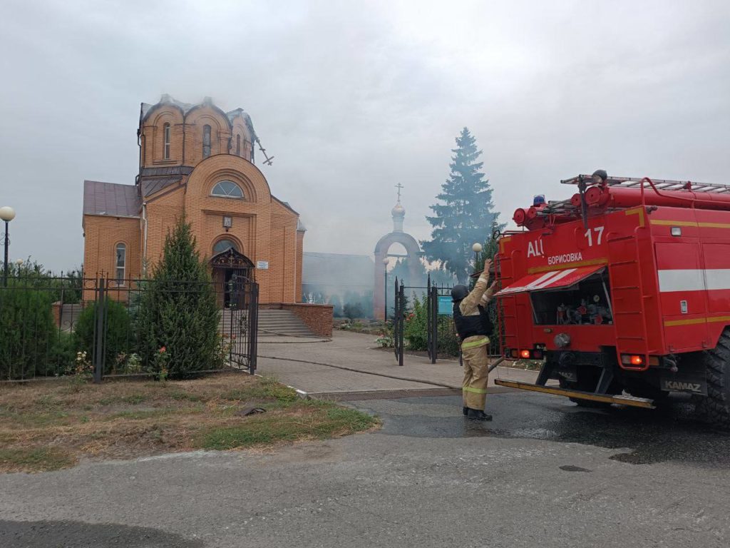 Ναός επλήγη στην Περιφέρεια Μπέλγκοροντ λόγω των συγκρούσεων, σύμφωνα με το Πατριαρχείο Μόσχας