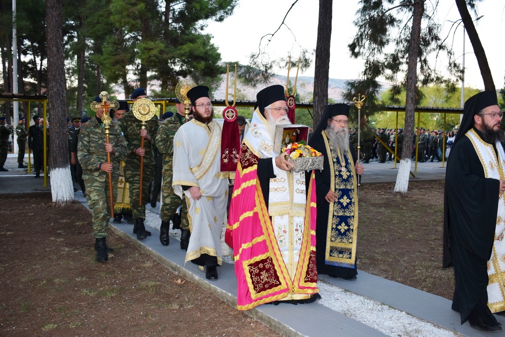 Το 304 ΠΕΒ υποδέχθηκε την Τιμία Κάρα του Προστάτη του, Οσίου Δαυίδ