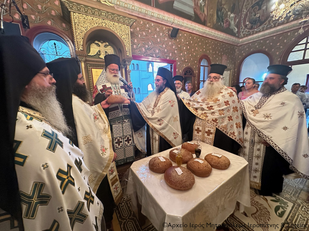 Αρχιερατικός Εσπερινός Οσίου Ιωάννου του Ερημίτου στην Ιεράπετρα