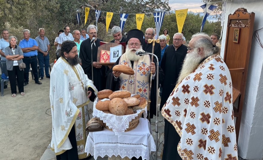 Αρχιερατικός Εσπερινός στον πανηγυρίζοντα Ι.Ν. Οσίας Πελαγίας στα Γουρνιά Ιεράπετρας