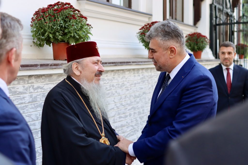 Ο Πρωθυπουργός της Ρουμανίας συναντήθηκε με τον Μητροπολίτη Βεσσαραβίας