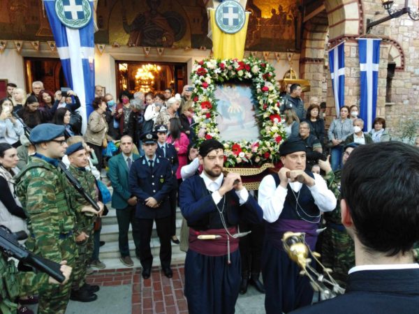 Ηθική έξαρση για την λιτανεία του Αγίου Δημητρίου, στον Άγιο Δημήτριο Αμπελοκήπων!