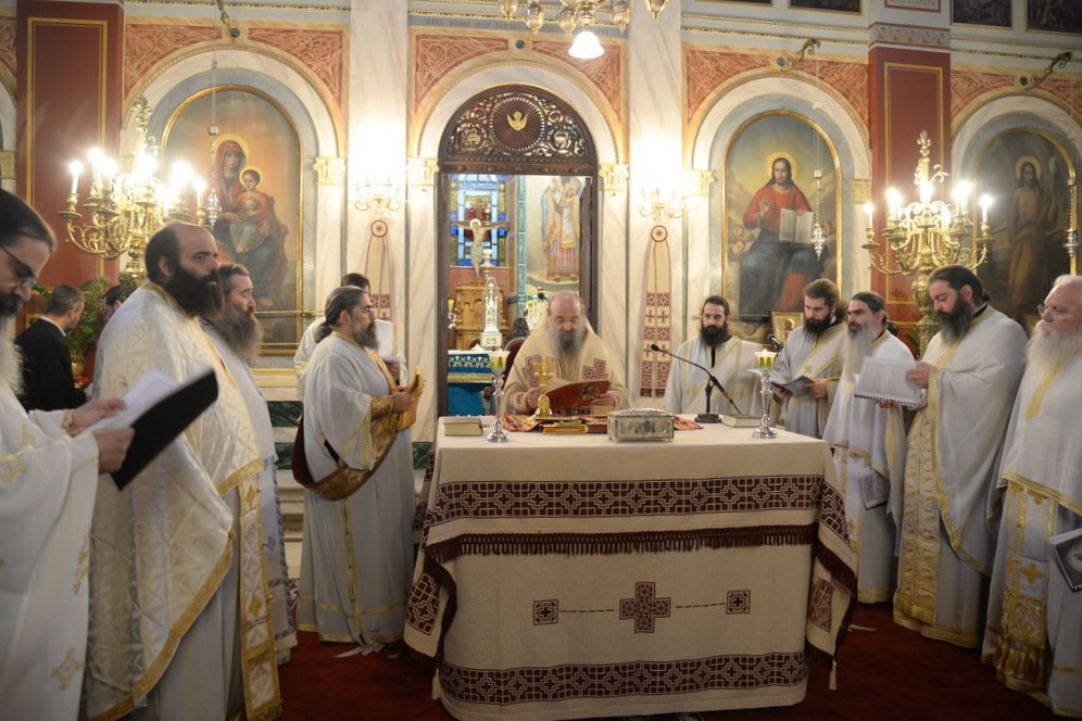 Η Θεία Λειτουργία του Αγίου Ιακώβου του Αδελφοθέου στη Μητρόπολη Πατρών