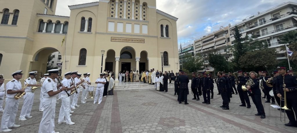 Υποδοχή Παναγίας Ολυμπιώτισσης και δισαρχιερατική Θεία Λειτουργία